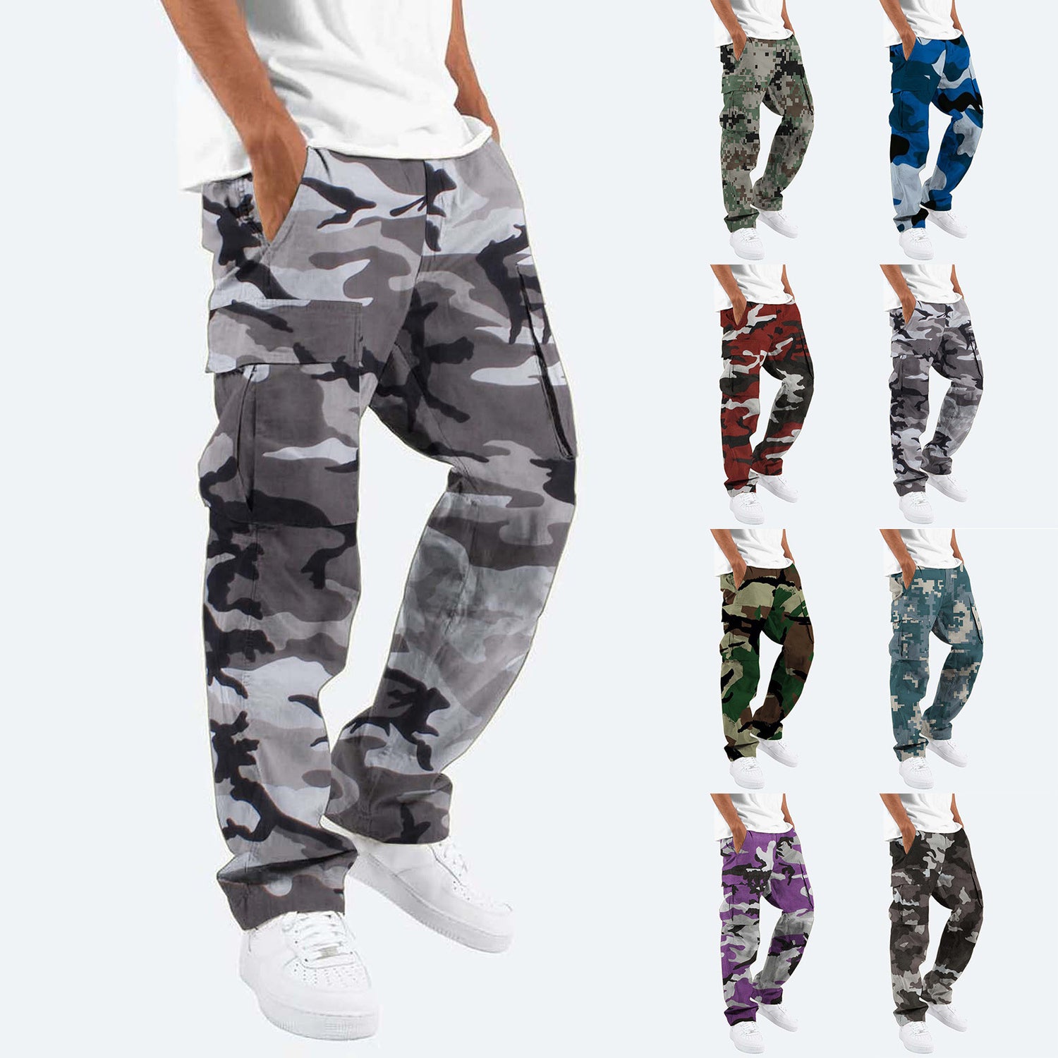 Fashion Camouflage Overalls Men&