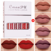 6 Boxes Of Matte Non-stick Cup Waterproof Lipstick - Swefashionstore