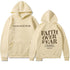 Faith Over Fear Christian Hoodie - Inspirational Hoodie for Daily Motivation - Swefashionstore