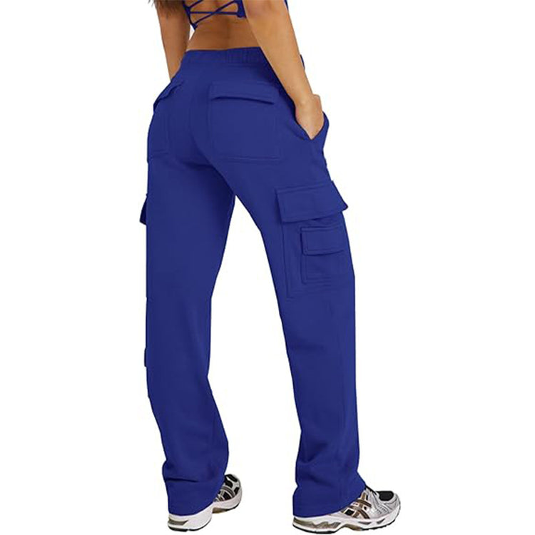 Multi-pocket Cargo Pants Casual Loose Sports Fitness Wide Leg Pants - Swefashionstore