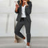 Ladies Fashion OL Suit Trousers Suit - Swefashionstore