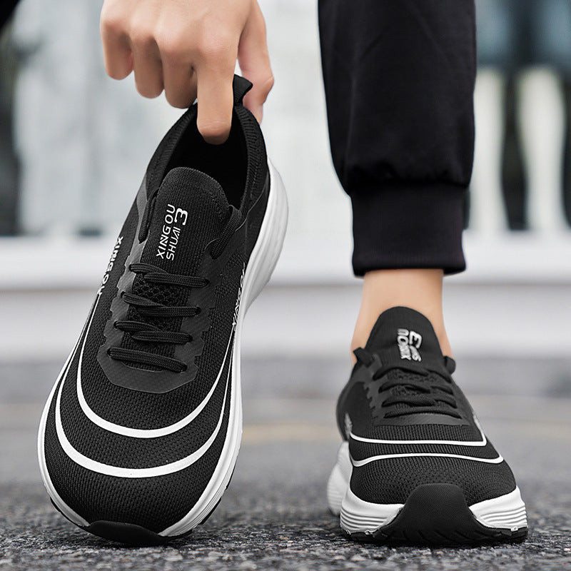 Wide Sole Flyknit Mesh Shoes Sports - Swefashionstore