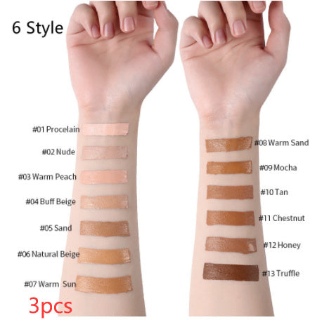 LangManni Makeup Liquid Foundation Oil Control Concealer - Swefashionstore