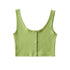 SHORT STYLE Threaded Elastic Vest Women&