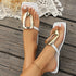 Plus Size Flip-flops Buckle Sandals for Ultimate Comfort and Style - Swefashionstore