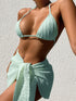 3pcs Halterneck Swimsuit Set Beach - Swefashionstore