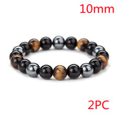 TIGER Eye Stone Bracelet Natural SMOOTH Bracelet - Swefashionstore