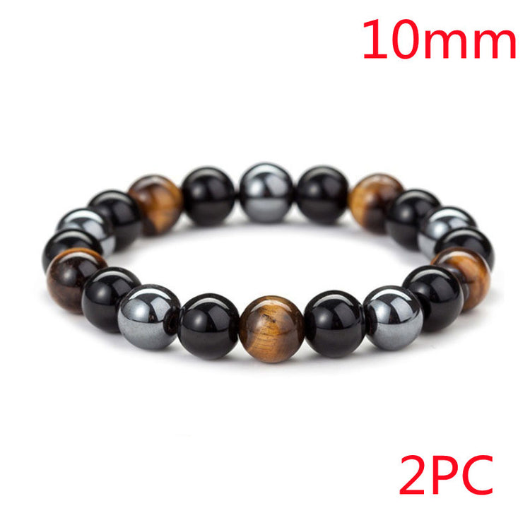TIGER Eye Stone Bracelet Natural SMOOTH Bracelet - Swefashionstore