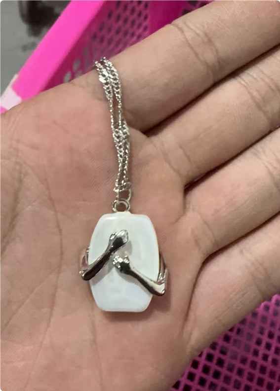 Unique Baroque Pearl Necklace for Couples - Lasting Love Pendant - Swefashionstore