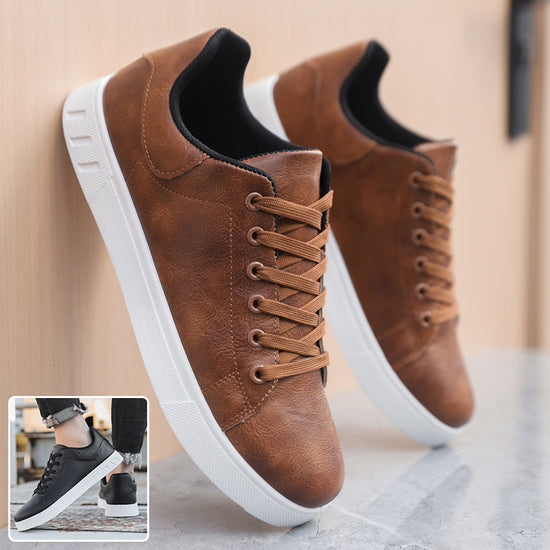 Lace-up Flat Shoes Men&
