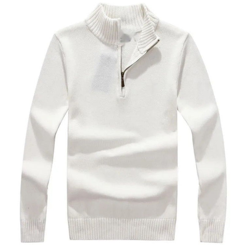 Casual Half Zipper Thermal Knitwear Coat - Swefashionstore