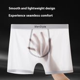 Satin Ice Silk Breathable Single-layer Bottom Crotch Seamless Boxers - Swefashionstore