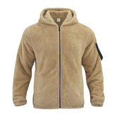 Plush Hooded Jacket Men&