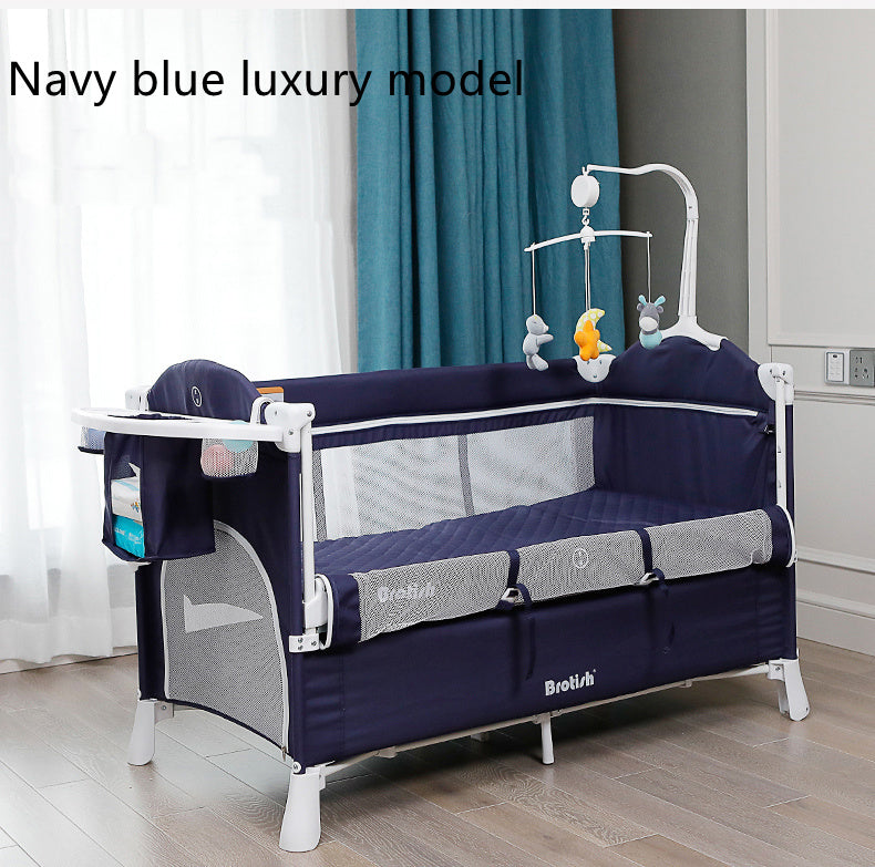 BESTSELLER Multifunctional BABY Cot Splicing Large Bed MOVABLE - Swefashionstore