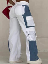Patchwork Contrast Pocket CARGO Jeans - Swefashionstore