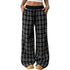 Retro Plaid Loose Casual Pants Fashion Sports Straight Pants - Swefashionstore