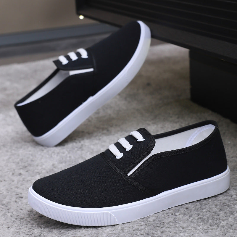 Slip-on Canvas Shoes Flat Women - Swefashionstore