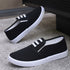 Slip-on Canvas Shoes Flat Women - Swefashionstore