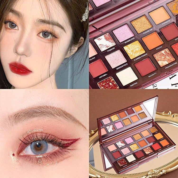 Makeup Palette 18 Color Eye Shadow Matte Bead Lazy Eye Shadow Palette - Swefashionstore