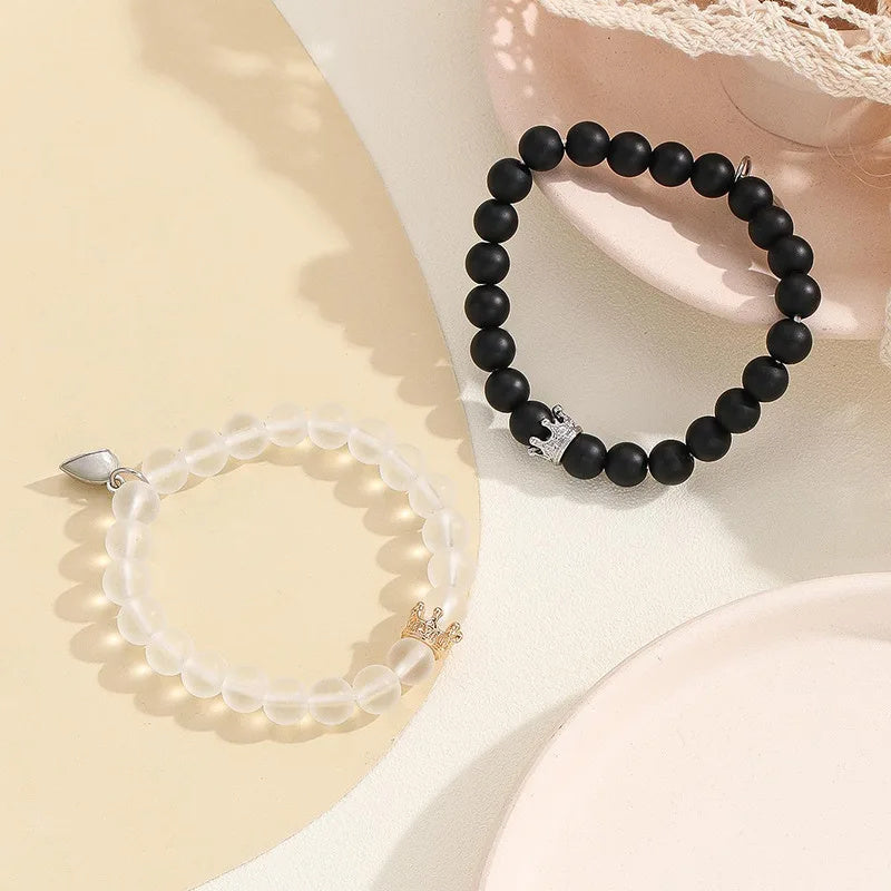 Fashion Jewelry 2pcs Handmade Crown