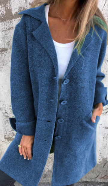 Cardigan With Pockets Outwear Coat Womens Clothing