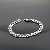 Titanium Steel Cuban Bracelet Trendy Men&