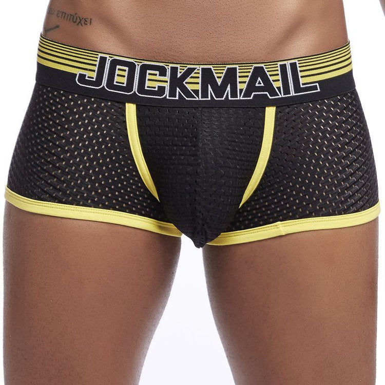 Men Underwear Boxer Breathable Mesh boxe - Swefashionstore