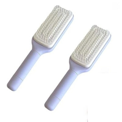 4 In 1 Self Cleaning Hair Brush for Effortless Styling and Maintenance - Swefashionstore