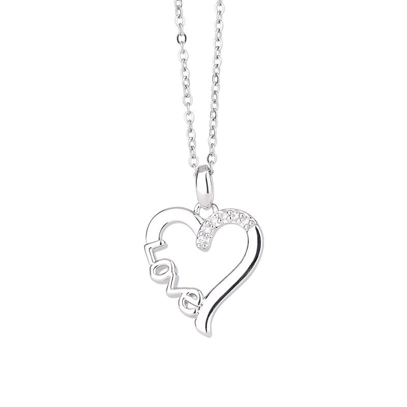 Heart Design LOVE Titanium Steel Necklace - Swefashionstore