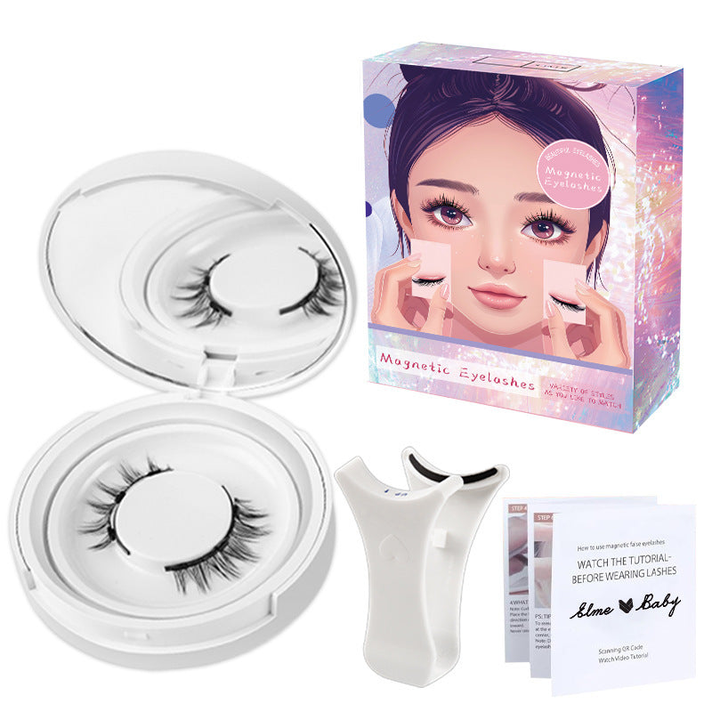 Natural Eyelashes Magnetic Suction False Eyelashes