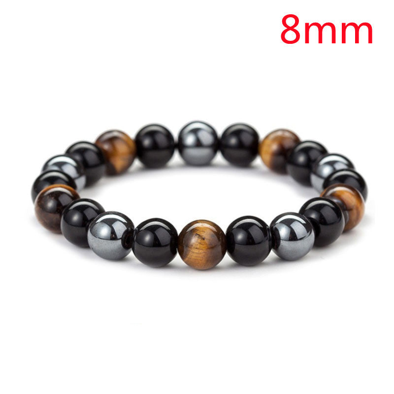 TIGER Eye Stein Armband Natürliches GLATTES Armband