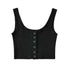 SHORT STYLE Threaded Elastic Vest Women&