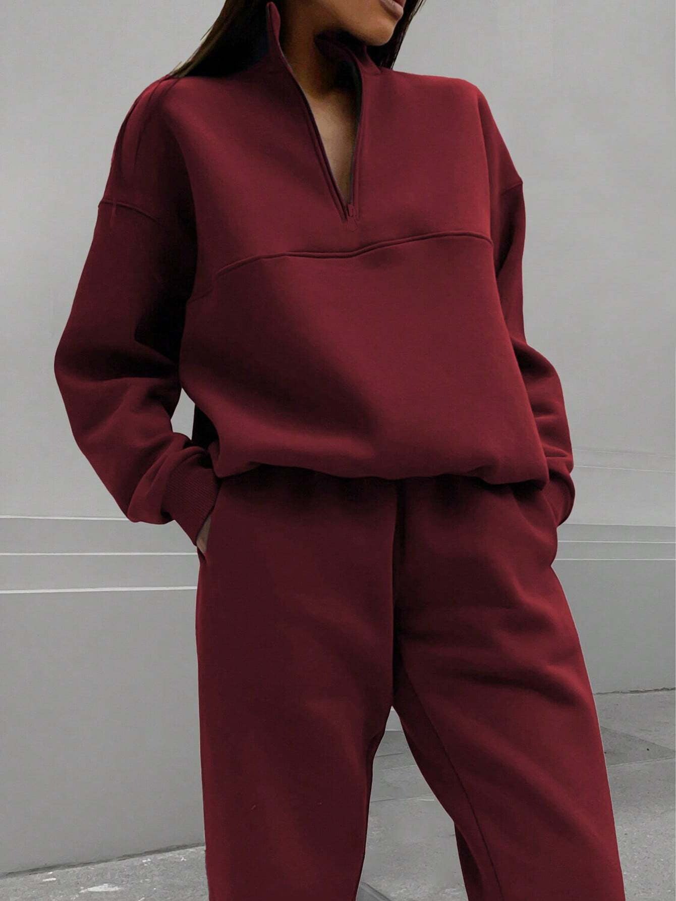 SOMMER Langarm-Sport-Sweatshirt ANZUG Kleidung für Damen