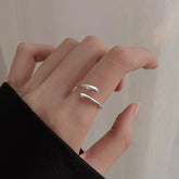 Stylish And Simple Personality Hug Female Open Ring - Swefashionstore