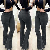 Women Fashion Elastic Ladies Jeans Pants - Swefashionstore