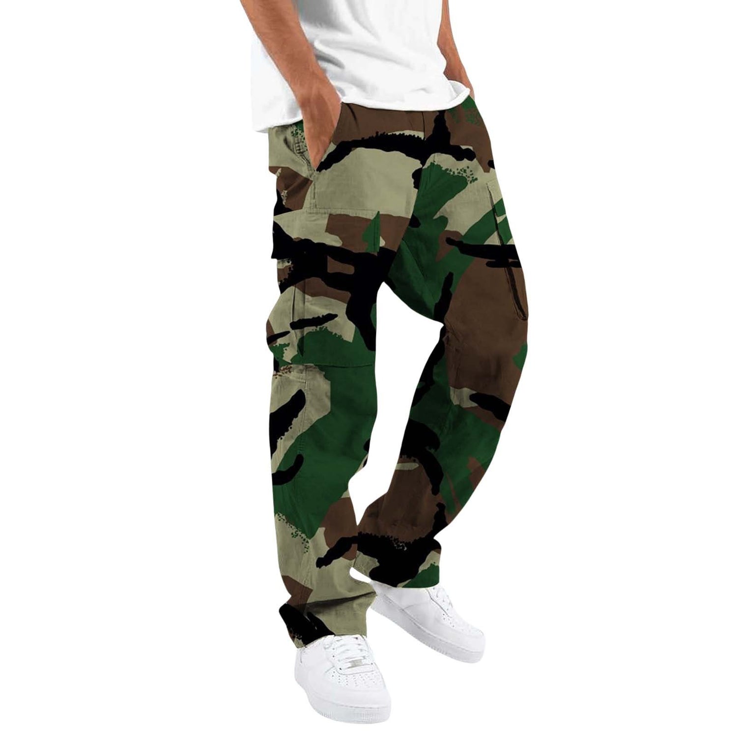 Fashion Camouflage Overalls Men&