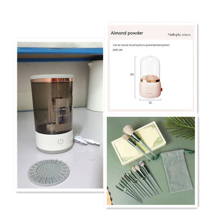 Electric Makeup Brush Cleaner Machine for Effortless Brush Care - Swefashionstore