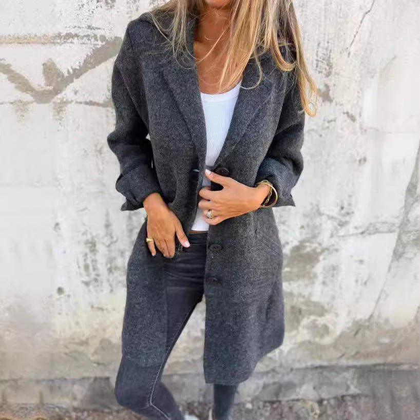 Cardigan With Pockets Outwear Coat Womens Clothing