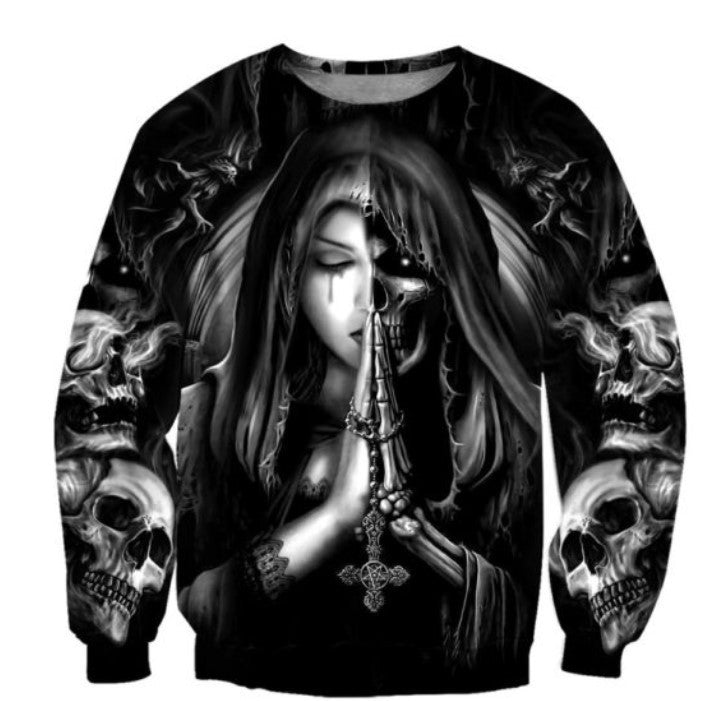 Bestseller Halloween Totenkopf Anime 3D Sweatshirt