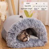 New Splice Portable Pet Nest Portable Autumn And Winter Warm Dog Nest Moisture-proof Long Fur Cat Nest Cross Border Pet Nest - Swefashionstore
