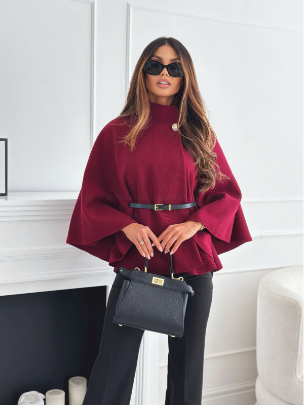 NEW Stand Collar BATWING Sleeves Cloak