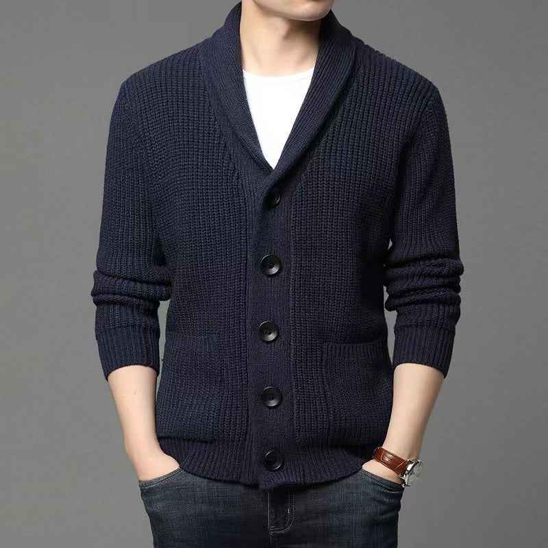 Classic Lapel Sweater Cardigan for Casual Style - Swefashionstore