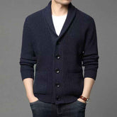 Classic Lapel Sweater Cardigan for Casual Style - Swefashionstore