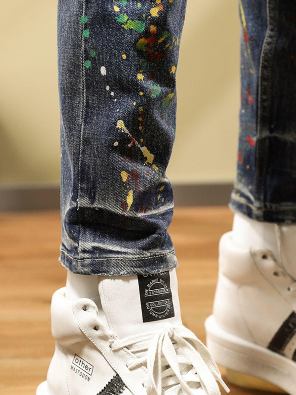 BEST SELLER Fashion Jeans Casual Slim Fit Skinny Trousers