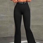 High Waist Flared Hip Raise Slimming Belly Contracting Wide Leg Pants