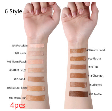 LangManni Makeup Liquid Foundation Oil Control Concealer - Swefashionstore