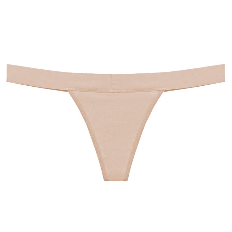 Women Breathable Cotton Thong Period Underwear Low Rise Briefs - Swefashionstore