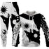 Newcomer Wolf Print Tracksuit Men Sportswear Hooded Sweatsuit - Swefashionstore