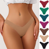 Seamless Ice Silk Underwear For Women With V-shaped Waistband - Swefashionstore