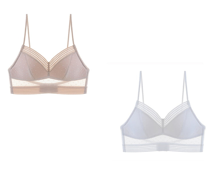 Backless Bra Invisible Bralette Thin Lace Underwear Push Up Brassiere Women - Swefashionstore